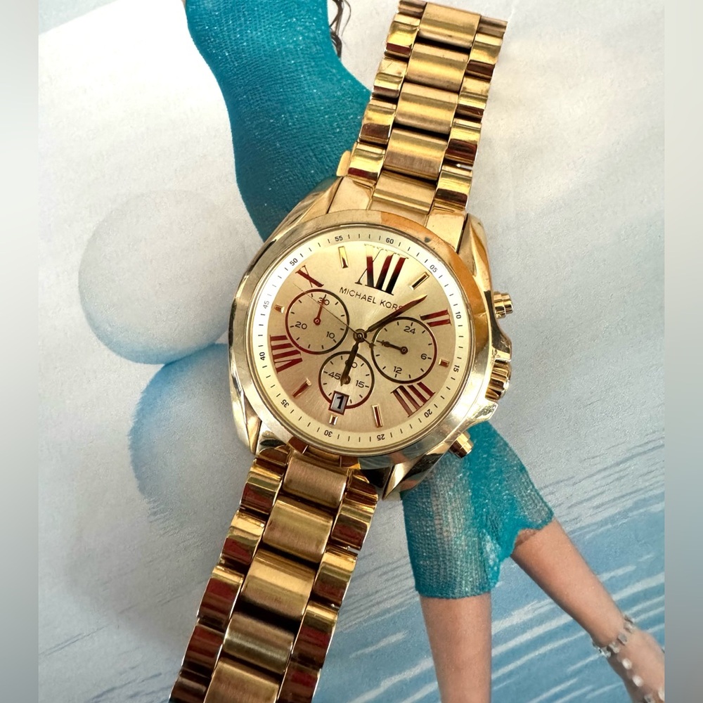 Michael Kors Gold Chronograph Women's Watch